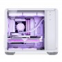 Jonsbo U4 Mini Micro-ATX-Tower, Tempered Glass White