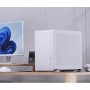 Jonsbo U4 Mini Micro-ATX-Tower, Tempered Glass White
