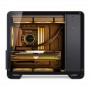 Jonsbo U4 Mini Micro-ATX-Tower, Tempered Glass Black