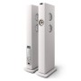 KEF LS60 Wireless Floorstanding Speakers Mineral White (Pair / Set of 2)