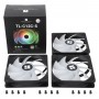 Thermalright TL-C12C-S X3 CPU Fan 120 mm ARGB Case Fan, 4-Pin PWM Silent Computer Fan with S-FDB Bearing Included, Up to 1550RPM Fan (Pack of 3)