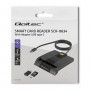 Qoltec Intelligent Smart ID chip card reader SCR-0634 USB Type-C (50634)