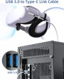 Tiergrade Link Cable 3 m Compatible with Meta Quest 3/Quest 2/Pro, PICO4/Pro (TG-VRKabel-3M-weiß)