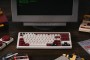 8Bitdo Retro Mechanical Keyboard, Bluetooth/2.4G/USB-C Hot Swappable Gaming Keyboard with 87 Keys - Fami Edition