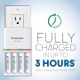 Panasonic eneloop зарядное устройство BQ-CC55 + 4x2000mAh