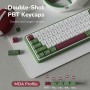 Royal Kludge R65 RGB Green sand wired mechanical keyboard | 60%, Brown switches, US