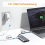 Hodo USB C Docking Station Dual Monitor, USB-C Laptop Docking Station (HD185D)