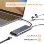 Hodo USB C Docking Station Dual Monitor, USB-C Laptop Docking Station (HD185D)