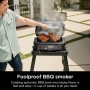 Ninja Woodfire Pro XL Electric Grill, Large 4-in-1 Outdoor Grill with Smoker & Hot Air Fryer with Smart Cook System (OG850EU)