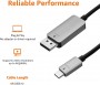 Amazon Basics USB C to DisplayPort Cable Aluminium 1.8m Grey