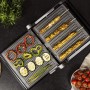 Cecotec Rock nGrill Smart 2000 W power, time and temperature setting system, 180° opening, dishwasher-safe removable plates, grease tray