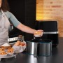 Cecotec Cecofry Full InoxBlack 5500 Pro Hot Air Fryer 5.5L with Accessories. 1700W, Compact and Digital, Diet Fryer, Stainless Steel Design, Oil-Free, PerfectCook (‎03318)