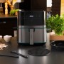 Cecotec Cecofry Full InoxBlack 5500 Pro Hot Air Fryer 5.5L with Accessories. 1700W, Compact and Digital, Diet Fryer, Stainless Steel Design, Oil-Free, PerfectCook (‎03318)