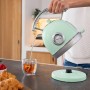 Cecotec ThermoSense 420 Green Kettle 1.8 Litre Capacity 2200W Temperature Display 360º Base Stainless Steel Vintage Style Green