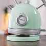 Cecotec ThermoSense 420 Green Kettle 1.8 Litre Capacity 2200W Temperature Display 360º Base Stainless Steel Vintage Style Green