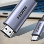 Ugreen USB C - HDMI 2.1 8K 60Hz Cable 1.5m Ugreen CM565 - Gray