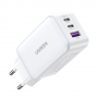 Ugreen CD244 65W USB-A / 2x USB-C GaN fast charger - white
