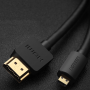 Ugreen cable HDMI - micro HDMI cable 19 pin 2.0v 4K 60Hz 30AWG 1.5m black (30102)