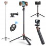 K&F Concept 2-in-1 Selfie Tripod with Phone Holder (KF4158)