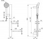 Ideal Standard Ceratherm ALU+ Dušas Komplekts (BD586XG)