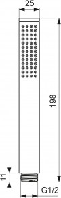 Ideal Standard Ceratherm Metāla Rokas Duša (BC774AA)