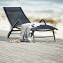 Jysk sunlounger NORDSTRAND W57xL195 black