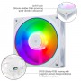 Thermalright TL-S12W-S CPU Fan 120 mm Case Fan ARGB, 4-Pin PWM Connector Quiet Computer Fan with S-FDB Bearing (Pack of 3)