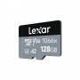 Lexar Professional 1066x microSDXC 128GB UHS-I 160MB/s read 120MB/s write SILVER Series (LMS1066128G-BNANG)