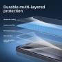 NEWC Pack of 3 Tempered Glass Screen Protector for iPhone 15 Pro Max / 15 Plus (6.7 Inches) 0.33mm Ultra Clear, Ultra Resistant
