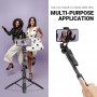 Crong Mobile Phone Selfie Stick/Tripod CRGSGU1BLK Black