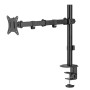 Maclean MC-753N LCD Monitor Desk Mount 17-32-inch 9kg VESA 75x75 100x100 Single Arm Extendable Adjustable