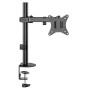 Maclean MC-753N LCD Monitor Desk Mount 17-32-inch 9kg VESA 75x75 100x100 Single Arm Extendable Adjustable