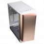 SilverStone Seta A1 Mid Tower, Tempered Glass - White/rosegold (SST-SEA1GW-G)