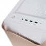 SilverStone Seta A1 Mid Tower, Tempered Glass - White/rosegold (SST-SEA1GW-G)