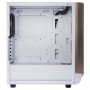 SilverStone Seta A1 Mid Tower, Tempered Glass - White/rosegold (SST-SEA1GW-G)