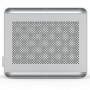 Streacom DA2 V2 Mini-ITX Case - silver (ST-DA2S-V2)