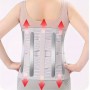 Ibright regulējama muguras atbalsta josta, ortoze unisex ar 5 tēraudu plākšņu stiprinājumiem (RR130464) XL-izmērs