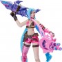 League of Legends - 10 cm Action Figures Pack of 5 (Vi, Caitlyn, Ekko, Heimerdinger and Exclusive Jinx) Each with Accessories and Display Base (6062218)