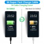 LDLrui USB A to USB C Data Cable 3M, USB 3.1 Gen 2 10Gbps SuperSpeed Data Cable Type C 60W 20V/3A Fast Charge (YJ-CBAC88)