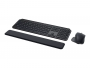 Logitech MX Keys S Combo: Powerful Wireless Keyboard and Mouse with Hand Tray (920-011606)