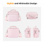 K&F Concept Camera Sling Bag 5l Pink
