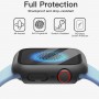 JETech Case with Screen Protector for Apple Watch SE (2022/2020)/Series 6 5 4 40 mm, Total Protective Case, Pack of 2 (Black) (3760-)