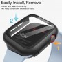 JETech Case with Screen Protector for Apple Watch SE (2022/2020)/Series 6 5 4 40 mm, Total Protective Case, Pack of 2 (Black) (3760-)