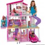 Barbie Dreamhouse Adventures Dreamhouse with 3 Floors, 8 Rooms, Pool with Slide and Accessories