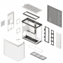HAVN HS 420 Case, Midi-Tower, E-ATX, Tempered Glass White (HVN-CA-HS420-05)