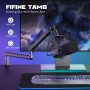 FIFINE AmpliGame TAM8 Wired Microphone with Stand and RGB Backlight USB/XLR Black