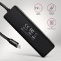 AXAGON HUE-C1C, HUB 4-port USB 5Gbps 19cm USB-C cable