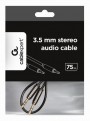 Gembird CCAP-444-0.75M 3.5mm stereo audio cable, 0.75m
