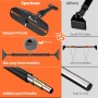 Sportneer pull up bar load capacity up to 200kg, horizontal bar without screws 75-94cm extendable, door bar with 16.5x4.5cm PVC Mats