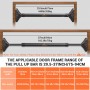 Sportneer pull up bar load capacity up to 200kg, horizontal bar without screws 75-94cm extendable, door bar with 16.5x4.5cm PVC Mats